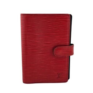 Louis Vuitton Agenda PM Red Epi Leather Small Ring Cover Planner CA0994
